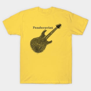 tshirt, mug, sticker, artprints of Fender guitar T-Shirt